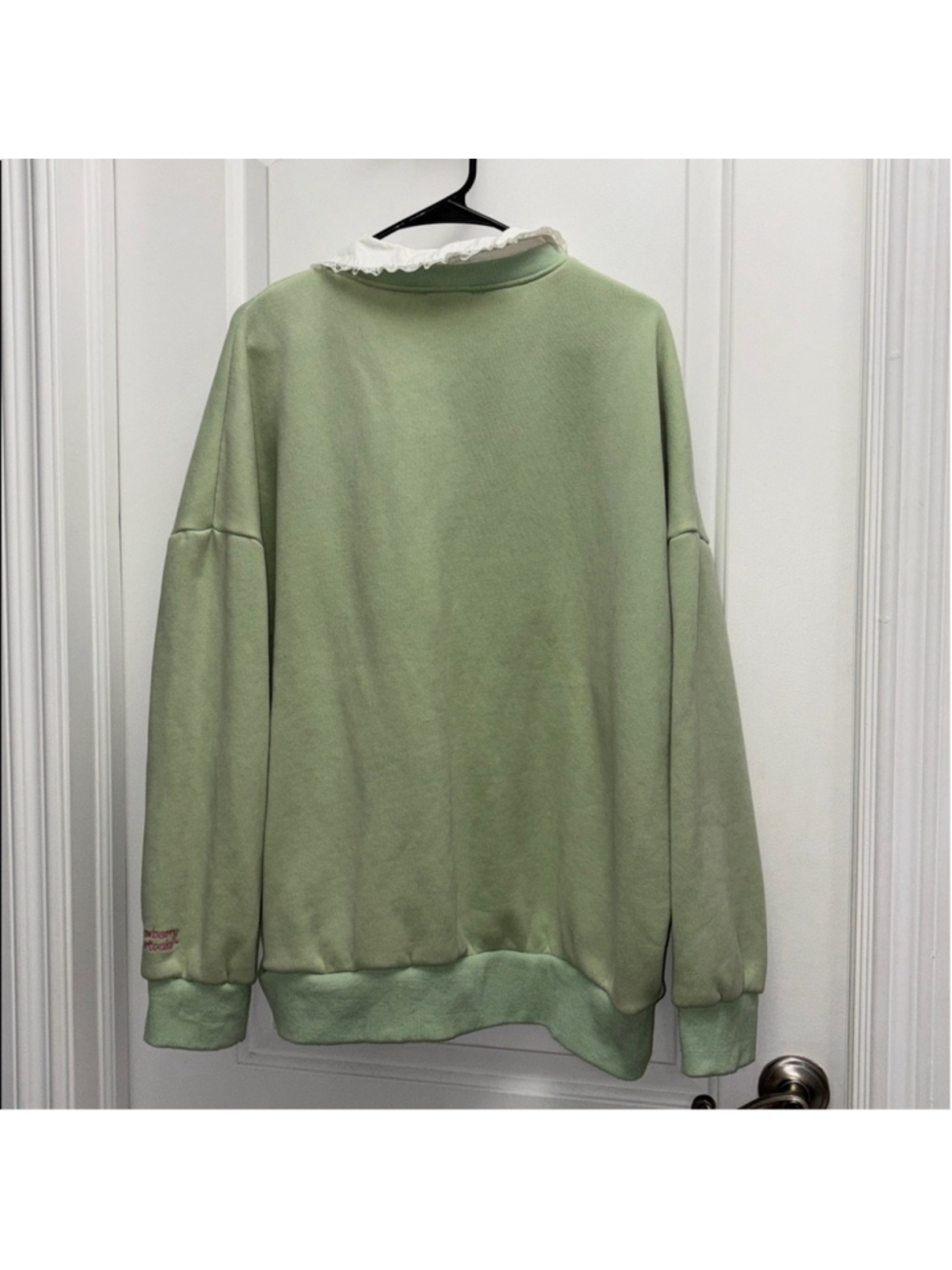 Dolls Kill Strawberry Shortcake Graphic Crewneck Sweater Strawberries Large - Picture 10 of 11